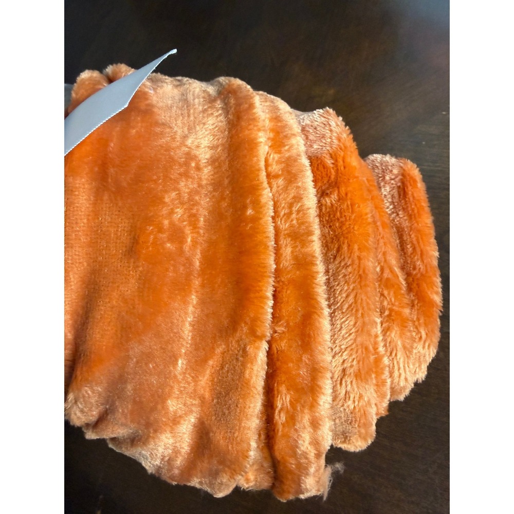 Burnt Orange Flannel Fleece Throw Blanket 50x60 Soft Cozy Bed Sofa
